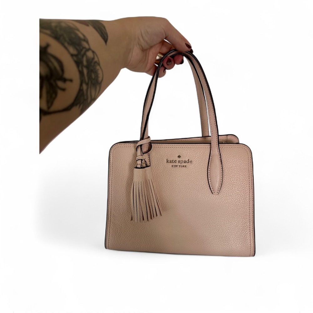 Kate Spade Blush Satchel with Tassel